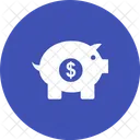 Banca Ahorros Piggy Icono