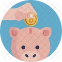 Bitcoin Alcancia Criptomoneda Icon