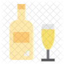 Champagne Bottledrink Beverages Icon