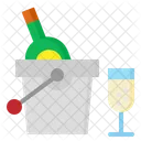 Champagne Bucket Wine Icon