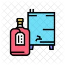 Homemade Alcohol Color Icon