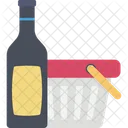 Alcohol Champagne Bucket Wine Bottle Icon