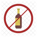 Alcohol Ban Forbidden Alcohol Not Allowed Icon