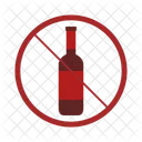 Alcohol Ban Forbidden Alcohol Not Allowed Icon