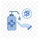 Alcohol based sanitizer  Icon
