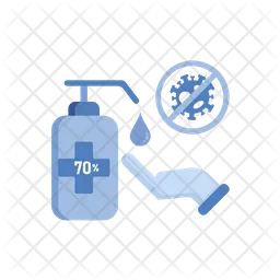 Alcohol based sanitizer  Icon