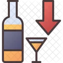 Alcohol Bottle Wine Glass Wine Bottle Icon