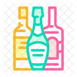 Alcohol Bottles  Icon