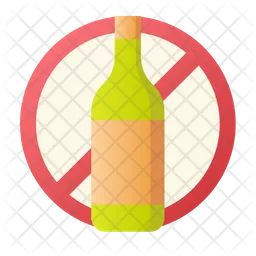 Alcohol Free  Icon