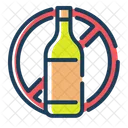 Alcohol Free Signaling Prohibition Icon
