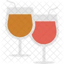 Alcohol Glass Champagne Glasses Drink Icon