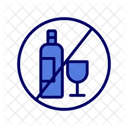 Alcohol prohibido  Icono