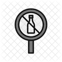 Prohibido El Alcohol Alcohol Bebida Icono