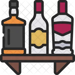 Alcohol Shelf  Icon