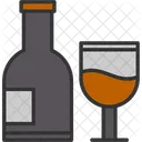 Alcoholic Bottle Drink Icon