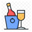 Alcoholic Beverages Champagne Bottle Icon