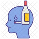 Alcoholism Mental Health Disorder Icon