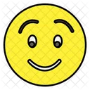 Emoji Alegre Emoticon Sorridente Ícone