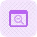 Disminuir el zoom  Icon