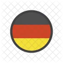 Alemanha Bandeira Da Alemanha Bandeira Do Pais Ícone