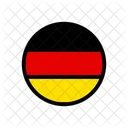 Alemanha Bandeira Do Pais Bandeira Ícone