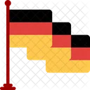 Alemania Pais Bandera Icono