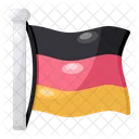 Alemania Oktoberfest Bandera Alemana Icono