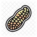 Cacahuetes Libre De Alergenos Icono