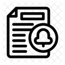 Alert Files And Folders Document Icon