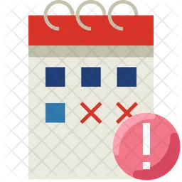 Alert Calendar  Icon