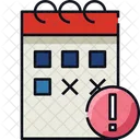 Alert Calendar  Icon