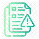 Alert Files And Folders File Management Icon