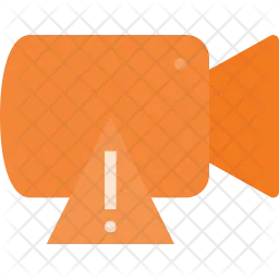 Alert in video  Icon