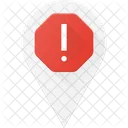 Allert Pin Geolocation Icon