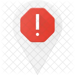 Alert pin  Icon