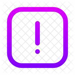 Alert Square  Icon