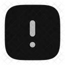 Alert Square  Icon