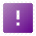 Alert Square  Icon