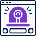Alerta Sitio Web Alarma Icono