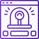 Alerta Sitio Web Alarma Icono