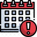 Alerta De Calendario Calendario Data Icon