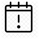 Alerta De Calendario Calendario Programacion Icono