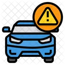 Coche de alerta  Icono