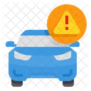 Coche de alerta  Icono