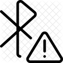 Alerta De Advertencia De Bluetooth Advertencia De Bluetooth Alerta Icono