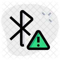 Alerta de advertencia de bluetooth  Icono