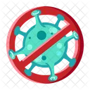 Aviso De Bacterias Bacterias Seguranca Ícone