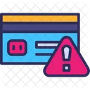 Alerta de cartão de crédito  Icon
