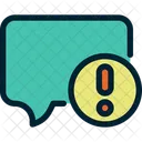 Alerta de chat  Icono