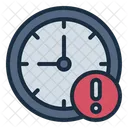 Fecha Limite Alerta Hora Icon